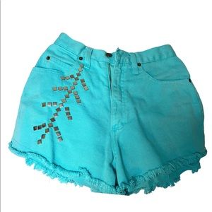Custom denim shorts